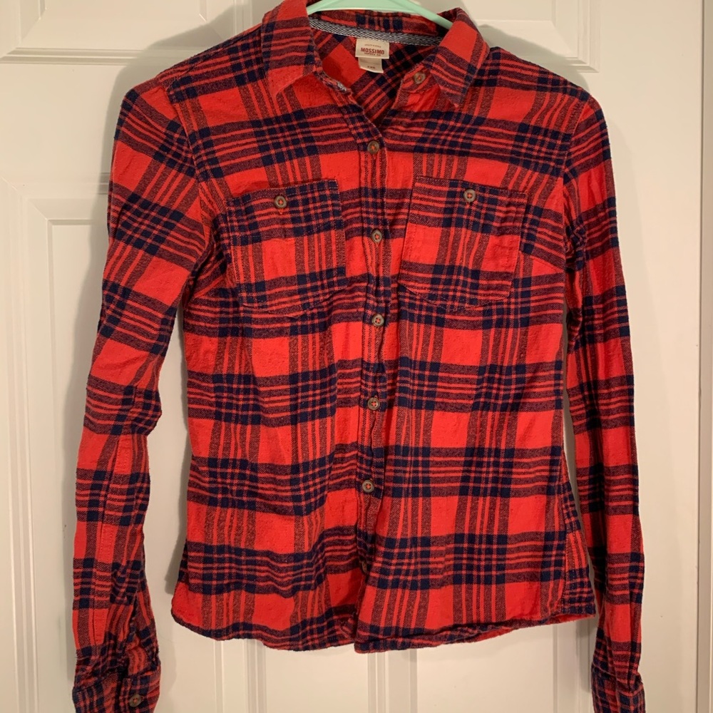 Red plaid flannel
